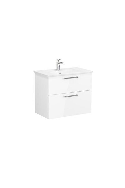 VitrA Root İki Çekmeceli Lavabo Dolabı 80 Cm Parlak Beyaz 66306
