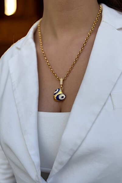 Utku Kuyumculuk 22 AYAR ÖZEL KİLİTLİ BOMBE MİNELİ KALP KOLYE UCU