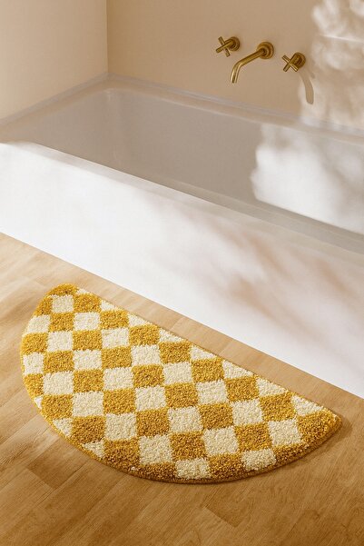 EUROBANO قاعدة مزخرفة بنمط القمر غير قابلة للانزلاق مقاس 40 × 80 سم مجموعة ChessMoon