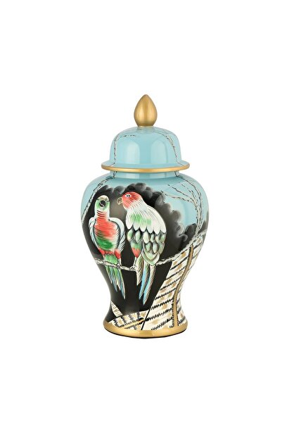 Vitale Polly Ceramic Turquoise Vase 39 cm Ak.Wlt0542