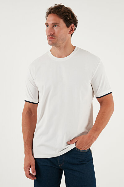 Buratti Ανδρικό μπλουζάκι από Stretch Cotton Regular Fit Crew Neck T SHIRT 5902981