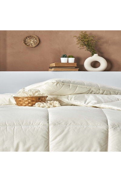 Taç White Wool Sense Double Quilt