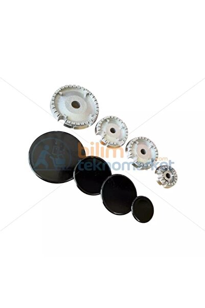 Bosch SIEMENS PROFILO UYUMLU 8 PARÇA FIRIN VE OCAK İÇİN BEK TAKIMI (2,DELİKLİ) ORİJİNAL