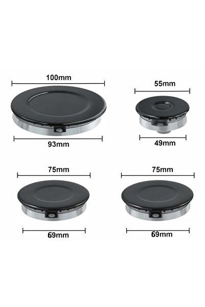 Silverline 8 Parça Kumtel Simfer Ferre Alveus Çetintaş Uyumlu Ocak Bek Takımı ( PROFİLO-BOSCH-SİEMENS UYUMSUZ )