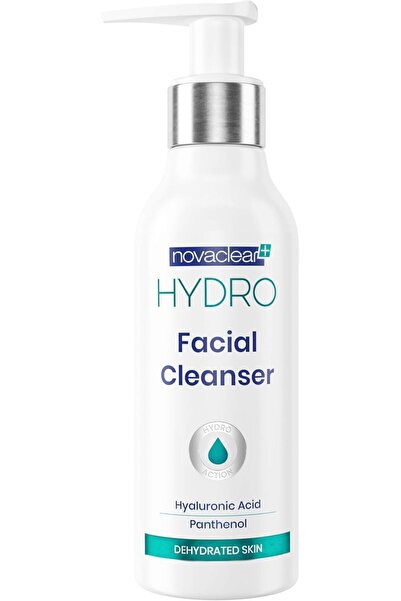 Novaclear منظف الوجه المائي - غسول لطيف للوجه بحمض الهيالورونيك - 150 مل