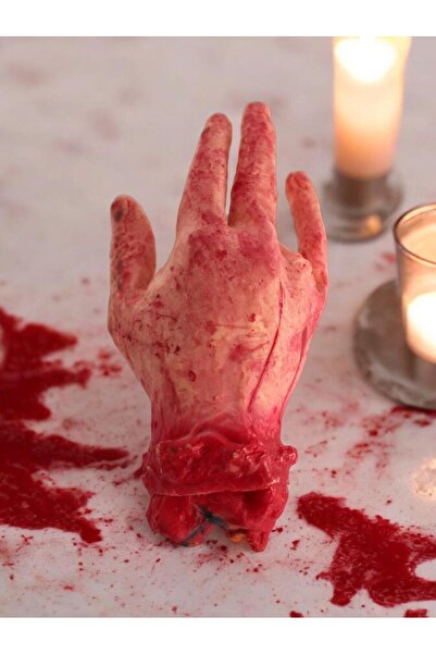 Parti Adresi Cadılar Bayramı Kanlı El Halloween Parti Dekoru