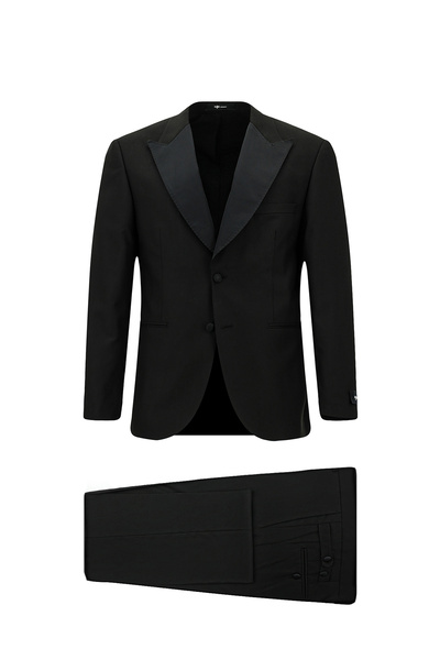 Kiğılı Relax Fit Relaxed Cut Pointed Collar Tuxedo & Groom Suit