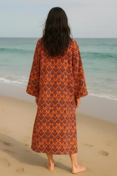 Hayalet Special Design Cotton Viscose Kimono
