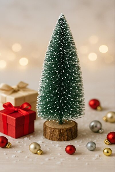 BeySüS Yılbaşı Masa Çamı Yeşil 20 cm