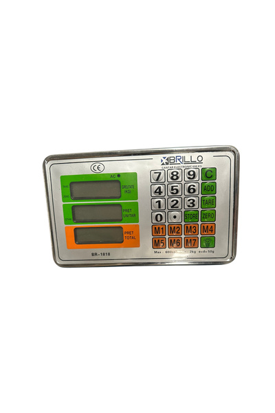 Brillo Wireless platform scale 600kg, illuminated LCD display, 100g accuracy, 4000 mAh battery