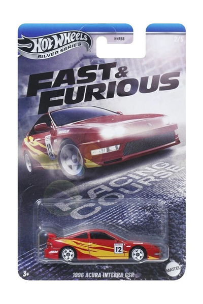 HOT WHEELS 1996 Acura Integra GSR ( Fast and Furious - Racing Course ) ( 2025 Uzun Kart Model Araba )