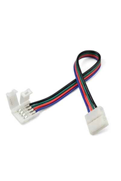 DORA LED RGB Şerit Led İçin İki Yönlü Hızlı Konnektör Kablo 4 Pin (5 Adet)