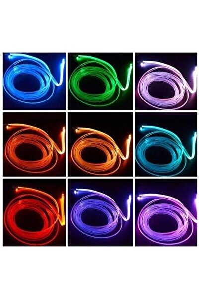 DORA LED Araç Içi Atmosfer Ambiyans LED Neon Ip LED Rgb App Kontrollü 5 Parça