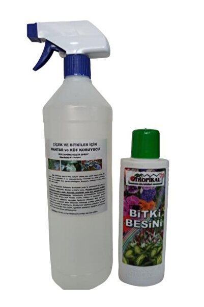 Armen Botanik Çiçek ve Bitkiler için Mantar ve Küf İlacı 1000 ml + Bitki Besini Hediyeli
