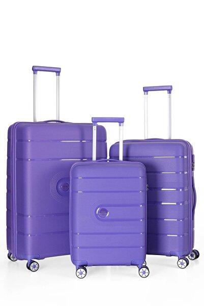 ÇÇS ÇÇS 5247 Polipropilen 3 Lü Valiz Seti