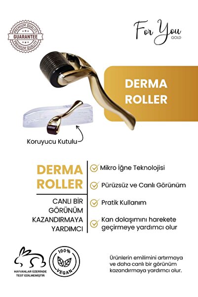 For You Gold Dermaroller - Altın