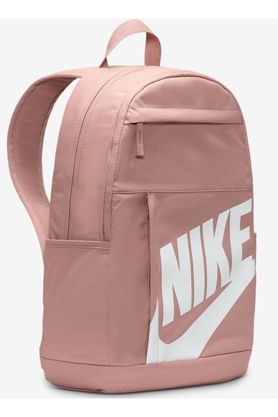 Nike Sırt Çantası Okul Çantası Çift Bölme Cepli Çanta 0559Pudra