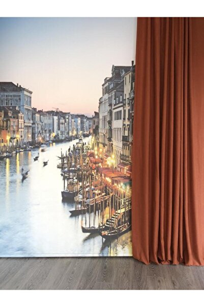 rendecioğlutekstil Fon Perde Katyonik Keten Fonluk Gramajlı Ultra Dökümlü Lüx...