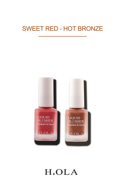 h.OLA Likit Allık Seti Sweet Red&Hot Bronze