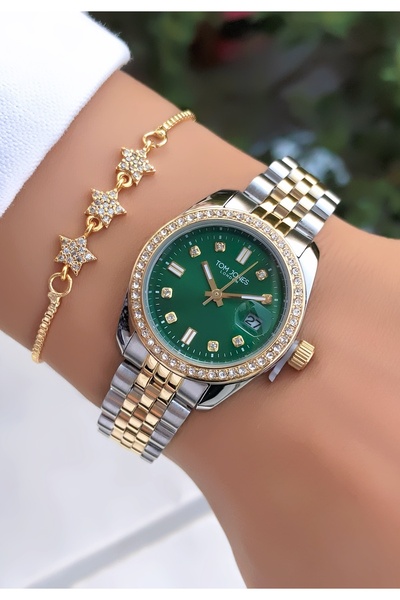 Tom Jones Steel Women's Watch 3 Atm Waterproof Billed Bracelet Gift
