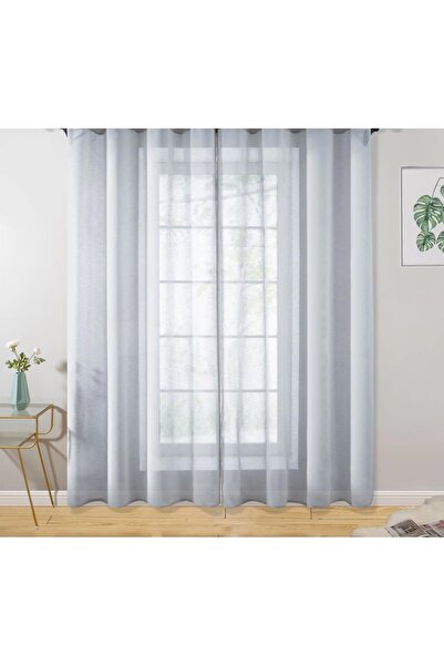 rendecioğlutekstil 1. Sınıf Tül Perde Foldet Keten Etek Kurşun Sarım Ekru Ren...