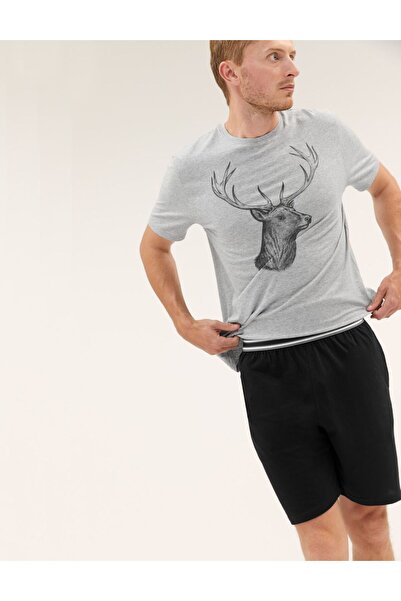 Marks & Spencer Saf Pamuklu 2'li Pijama Altı Seti