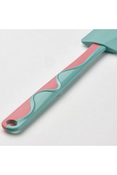 IKEA Pasta Spatulası Tekli Pembe-Turkuaz Renk 25 Cm Pratik Mutfak Gereçleri