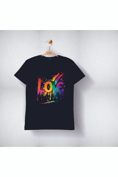 Cevval Футболка для дівчаток з принтом LOVE