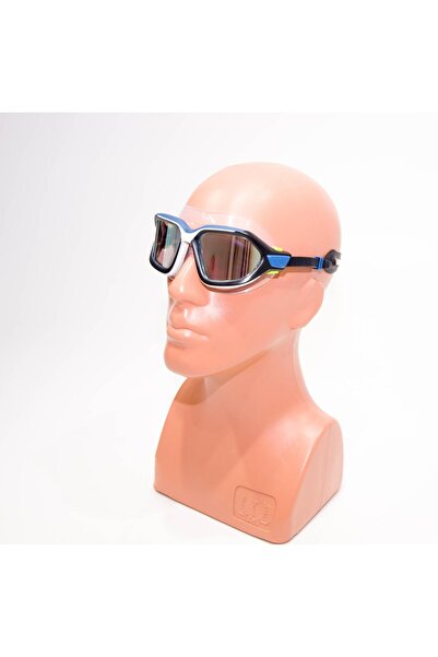 Decathlon Nabaiji Aynalı Yüzücü Gözlüğü - L Boy - Siyah / Mavi Meridyendukkan