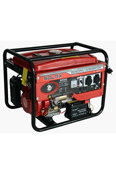Solax Lt-3500mxe Monofaze Benzinli İpli Marşlı Jeneratör 3.5 Kva