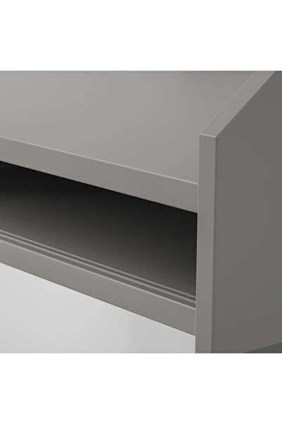 IKEA Hauga Gri Renk 100X84 cm Çalışma Masası Çekmeceli