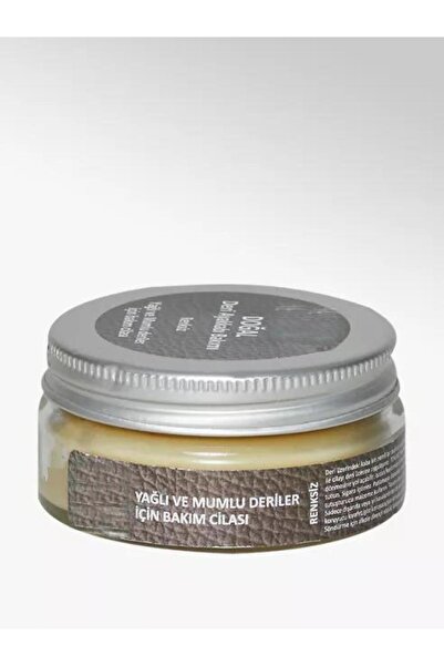 Meridyen Doğal Deri Ayakkabı Bakım Cilası Yağlı ve Mumlu Deriler 50ml Renksiz