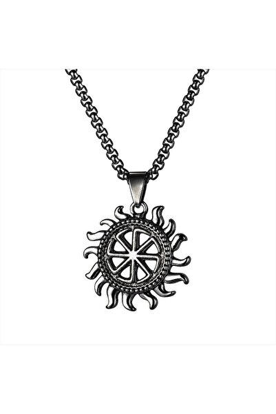 Lee Cooper LC.N.01161.650 قلادة رجالية من الفولاذ المعدني اللون