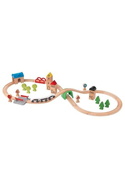IKEA Tren Seti 45 Parça Çok Renkli