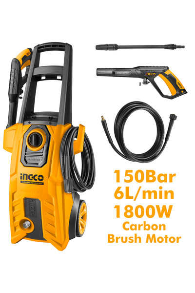 Ingco Endüstriyel Yüksek Basınçlı Yıkama Makinesi 1800w Hpwr18008