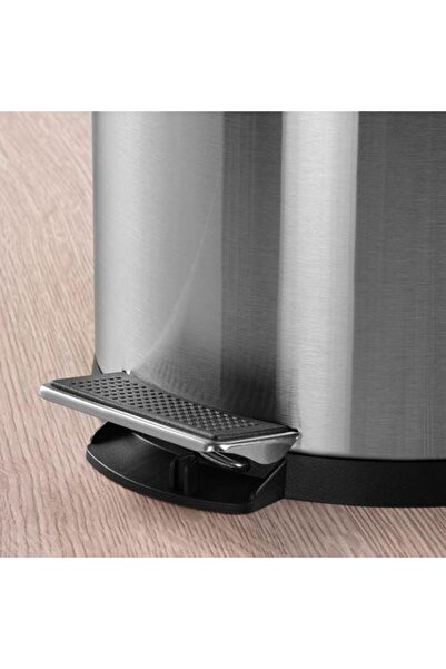 IKEA Pedal Bin, Stainless Steel Metal Color 12Lt