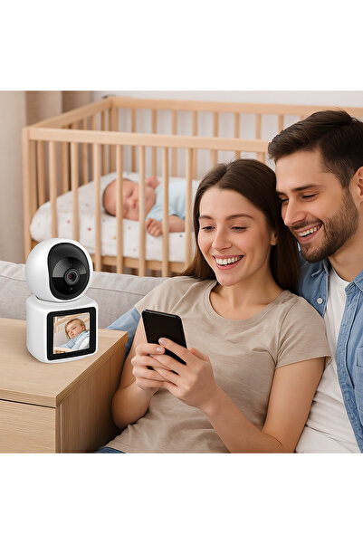 Blasko Camera monitor supraveghere 1080P WiFi interior, audio bidirecțional, night vision, urmărire mișcare