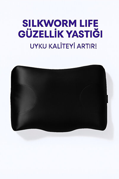 SİLKWORM LİFE Visco Güzellik Yastığı – Yüz Kırışıklık Karşıtı, Boyun ve Omurg...