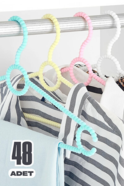 Beray 48 komada vešalica sa perlama - različite boje