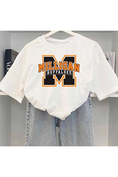 Elvino Bivolji Štampano Milligan Oversize kroj Unisex majica