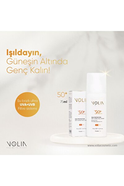 VOLİA Volia Spf 50 Yüz Kremi | Güneşten Koruyucu Ve Yaşlanma Karşıtı Nemlendi...