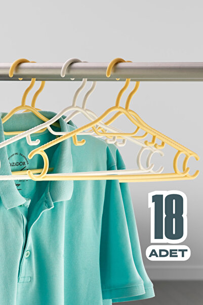 Beray 18 komada kraljevskih vešalica za odeću - mešovite boje