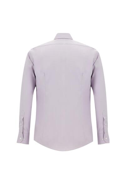 Kiğılı Cămașă clasică din bumbac satinat, cu mânecă lungă, slim fit