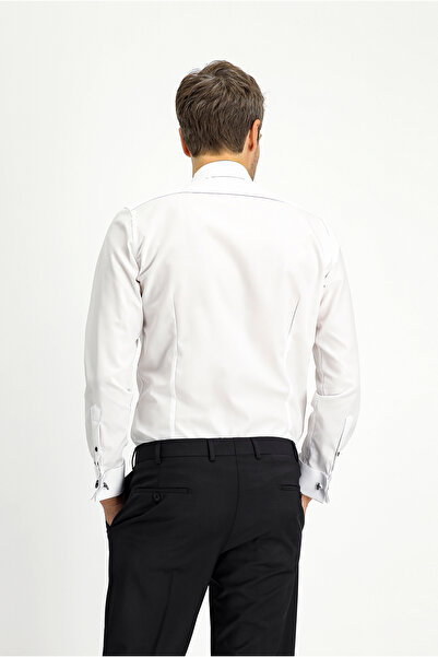 Kiğılı Βαμβακερό πουκάμισο Ata Collar Slim Fit Slim Fit