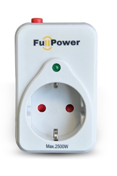 Tunçmatik Akım Korumalı Priz Tekli Fullpower