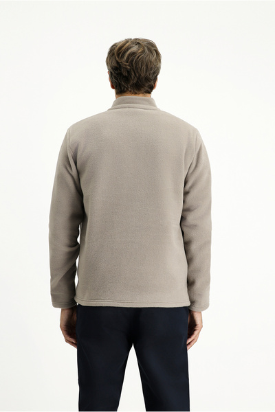 Kiğılı Fermuarlı Polar Sweatshirt