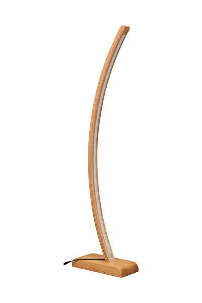 VİLİNZE Vilinze Jedi Ahşap LED Dekoratif Ayaklı Lambader