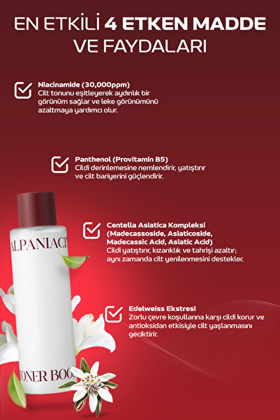 Shionle Beyazlatıcı, Nemlendirici ve Canlandırıcı Alp Çiçeği Özütü Yeni Nesil Kore Tonik 250ml