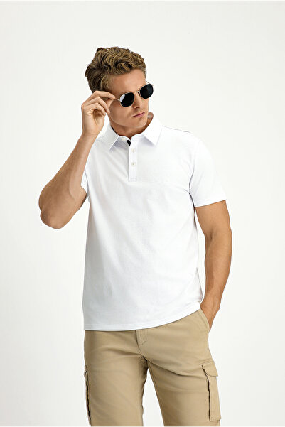 Kiğılı Регулярний крій Бавовняна футболка з поло