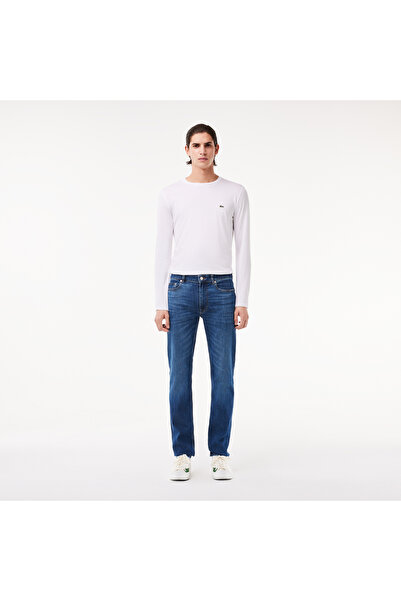 Lacoste بنطلون جينز رجالي ضيق من القطن المرن - HH2704-00-MK9